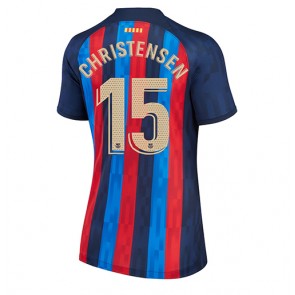 Barcelona Andreas Christensen #15 kläder Kvinnor 2022-23 Hemmatröja Kortärmad